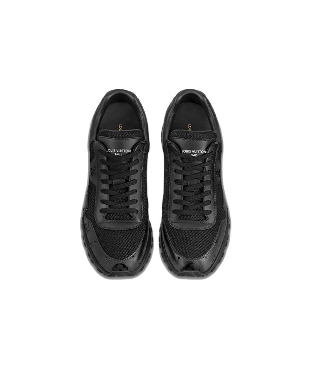 LOUIS VUITTON Черные низкие кроссовки / кеды, фото 3