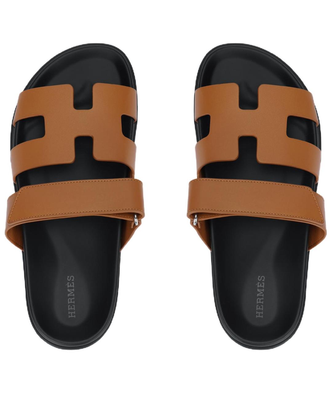 HERMES Кожаные сандалии, фото 3