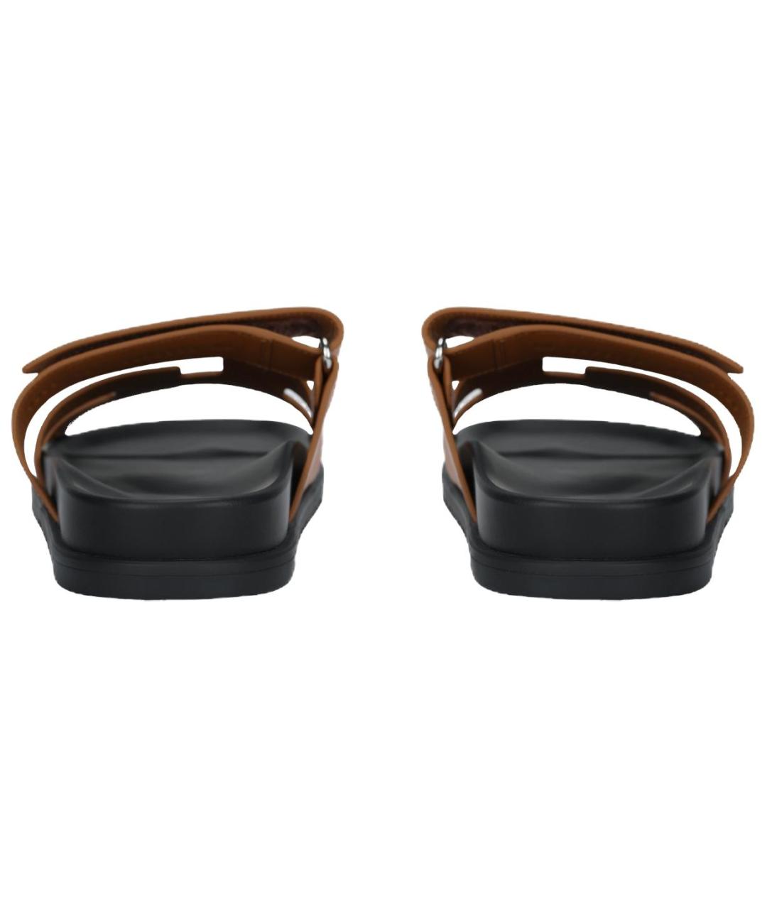 HERMES Кожаные сандалии, фото 4