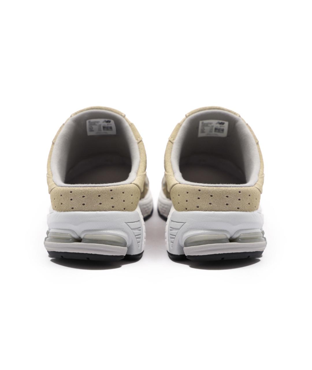 NEW BALANCE Бежевые замшевые низкие кроссовки / кеды, фото 4