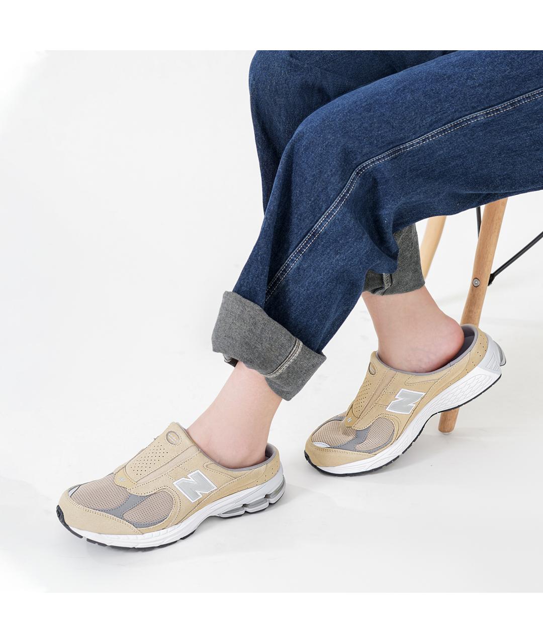 NEW BALANCE Бежевые замшевые низкие кроссовки / кеды, фото 6