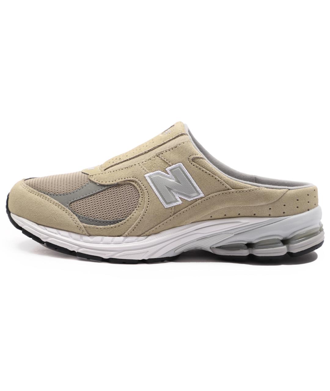 NEW BALANCE Бежевые замшевые низкие кроссовки / кеды, фото 2