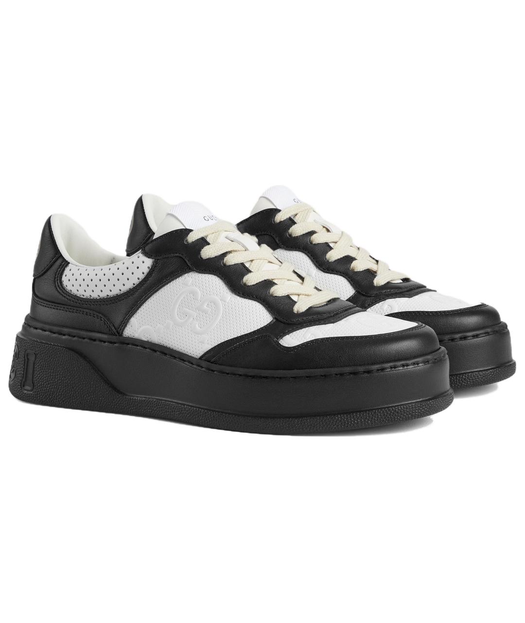 GUCCI Мульти кожаные кеды, фото 2