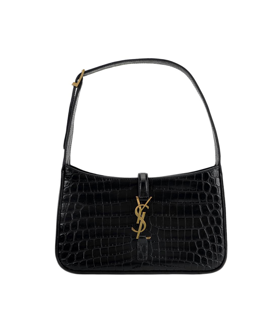 SAINT LAURENT Черная сумка через плечо, фото 2