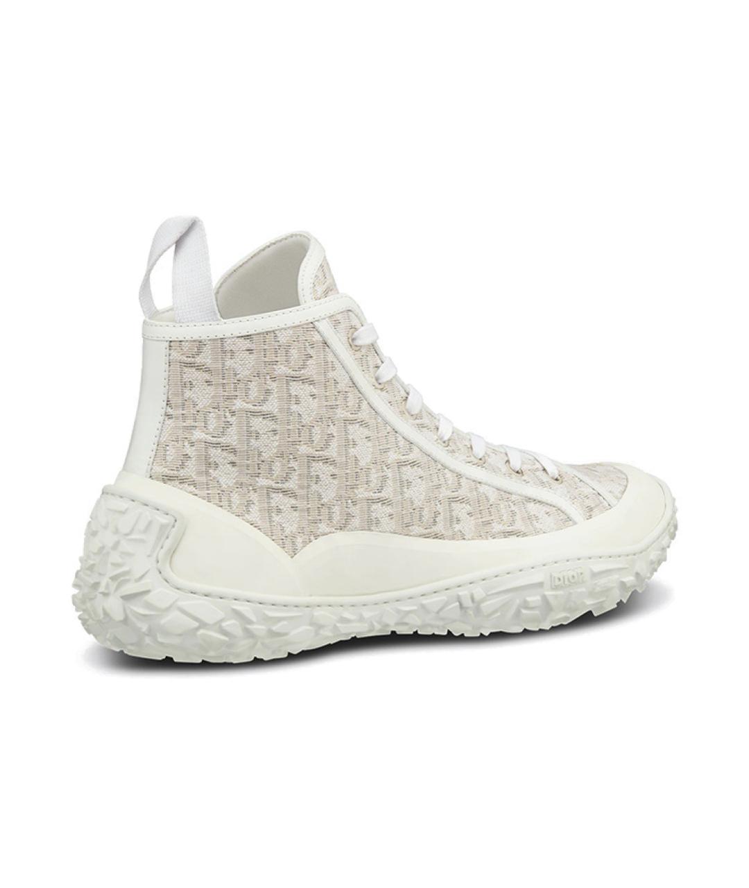 CHRISTIAN DIOR Бежевые низкие кроссовки / кеды, фото 5