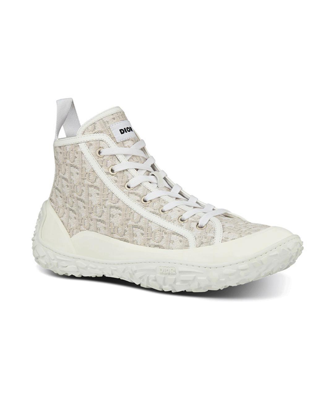 CHRISTIAN DIOR Бежевые низкие кроссовки / кеды, фото 3