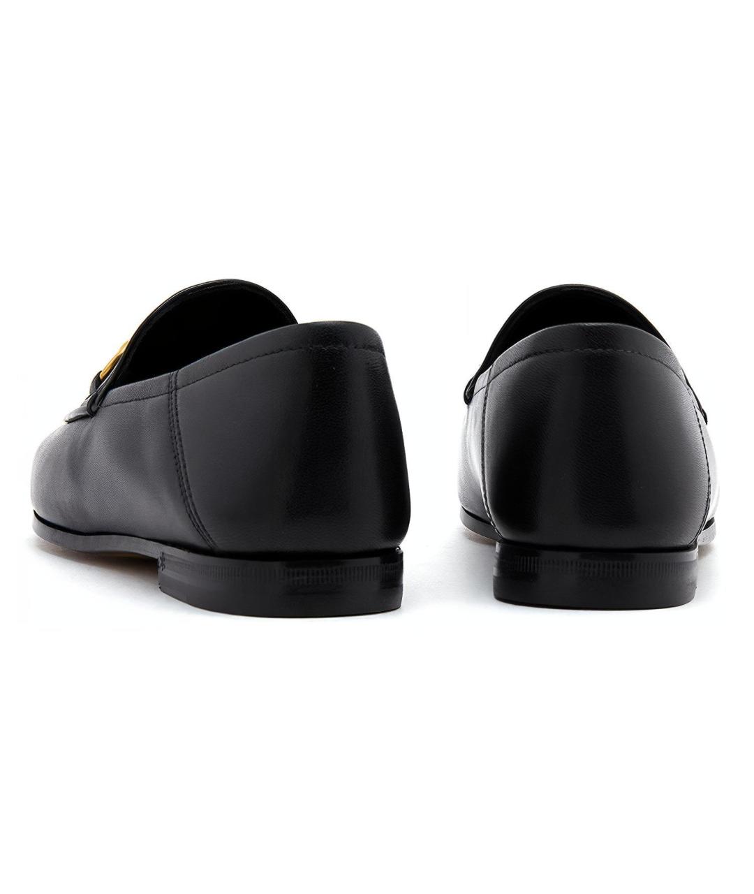 GUCCI Черные кожаные лоферы, фото 5