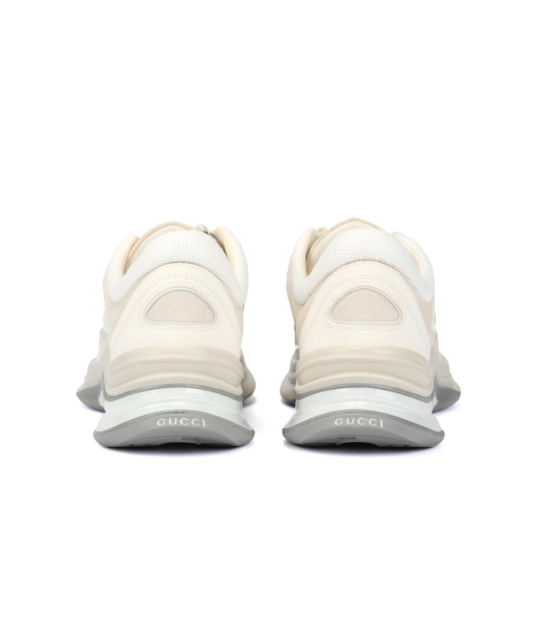 GUCCI Белые кроссовки, фото 4