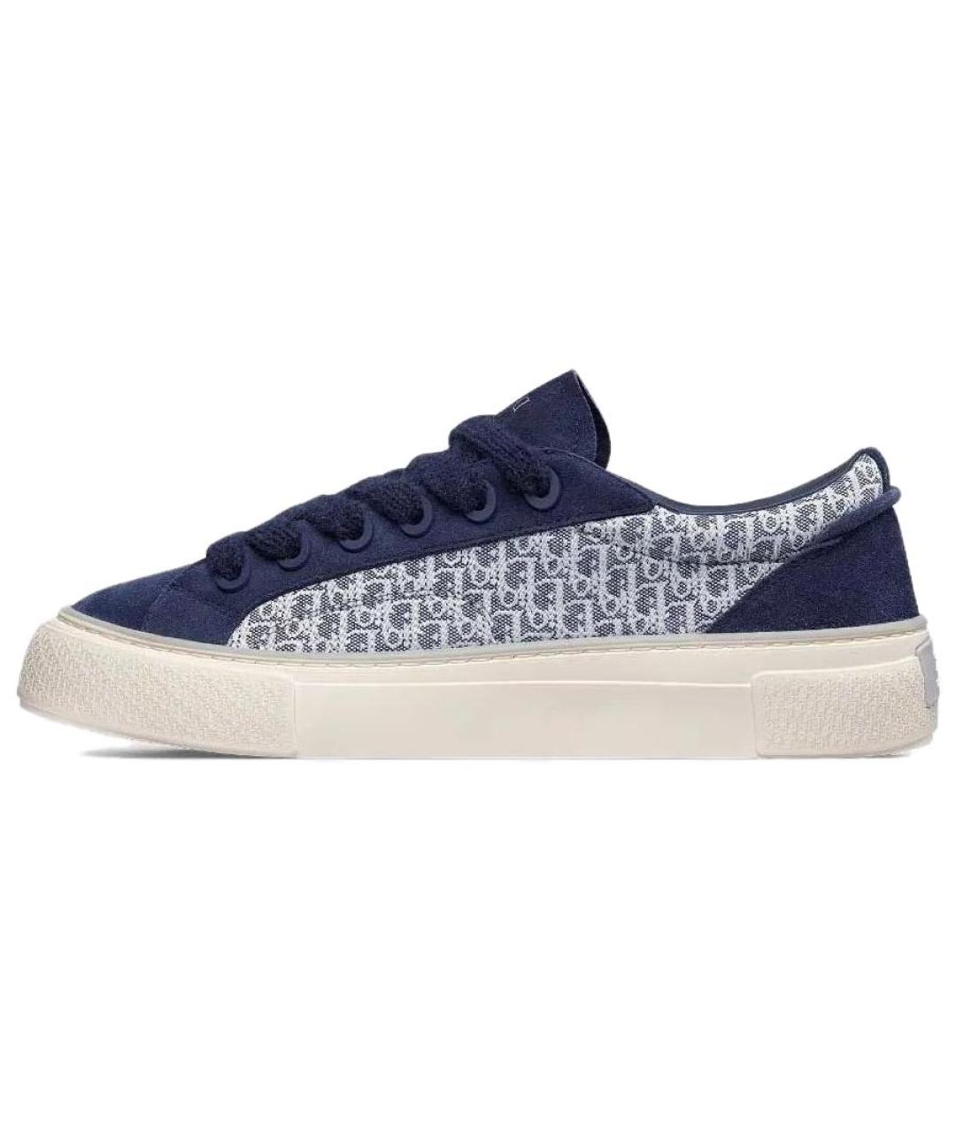 CHRISTIAN DIOR Синие низкие кроссовки / кеды, фото 2