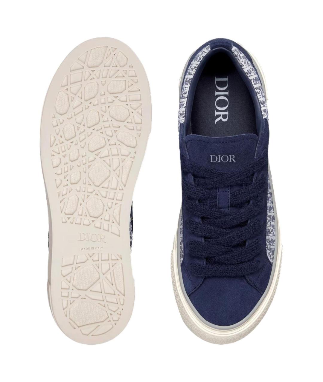 CHRISTIAN DIOR Синие низкие кроссовки / кеды, фото 6