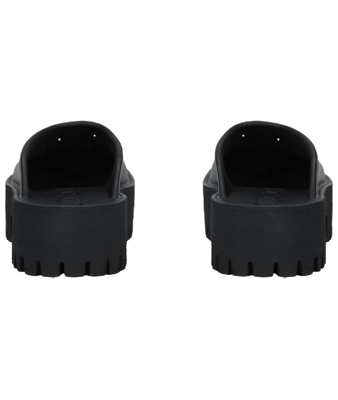 GUCCI Черные мюли, фото 4