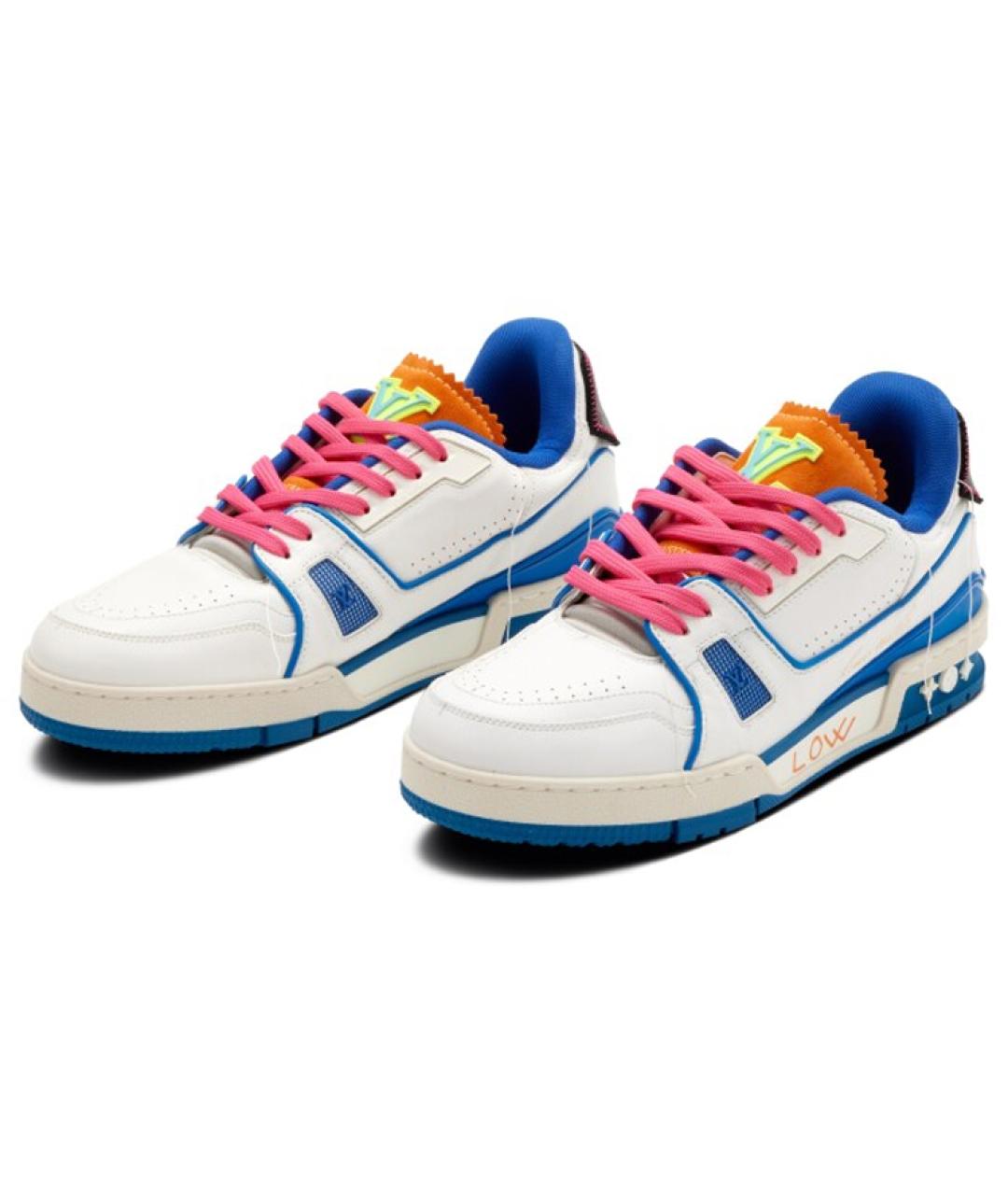 LOUIS VUITTON Мульти кожаные низкие кроссовки / кеды, фото 3