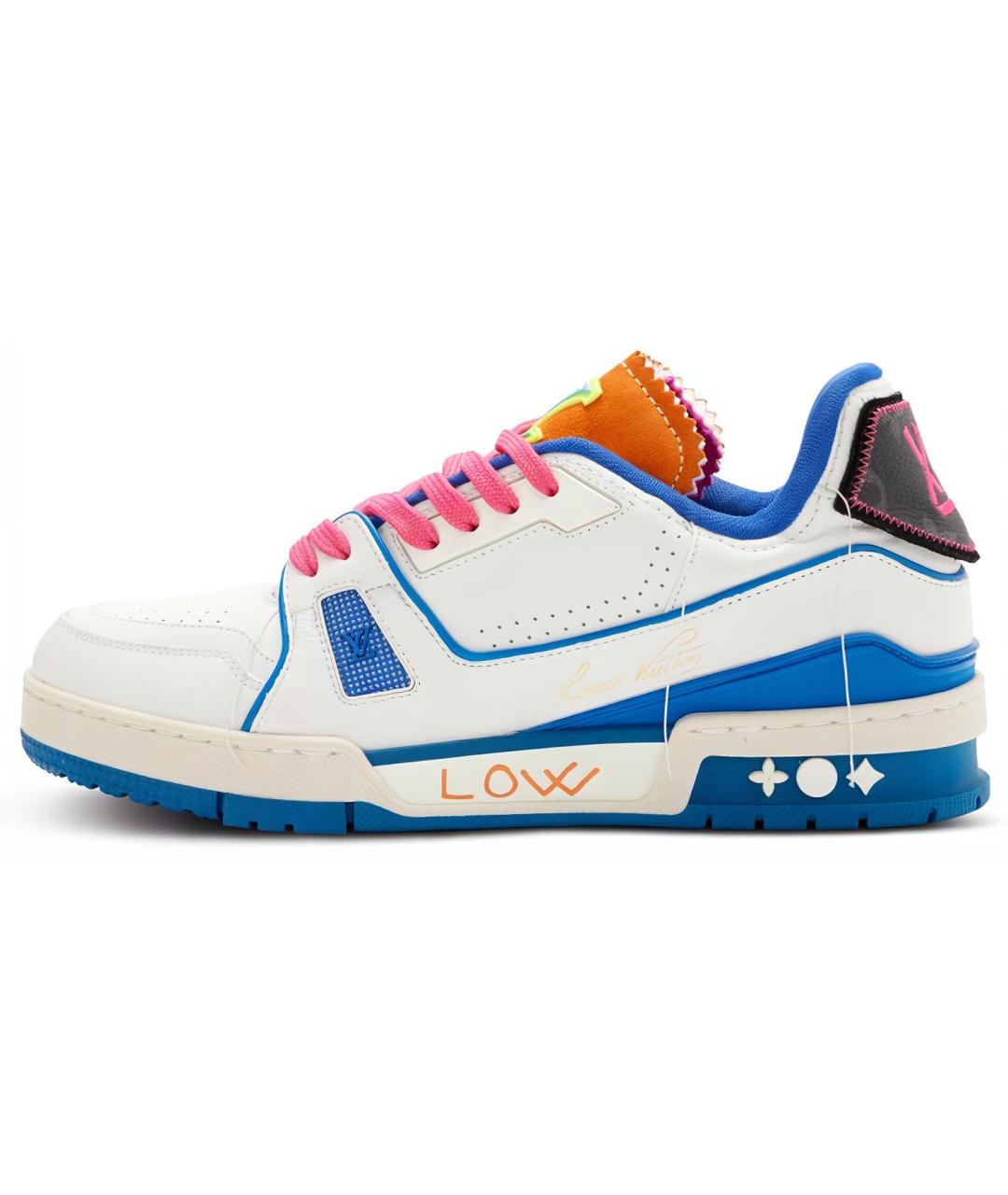 LOUIS VUITTON Мульти кожаные низкие кроссовки / кеды, фото 2