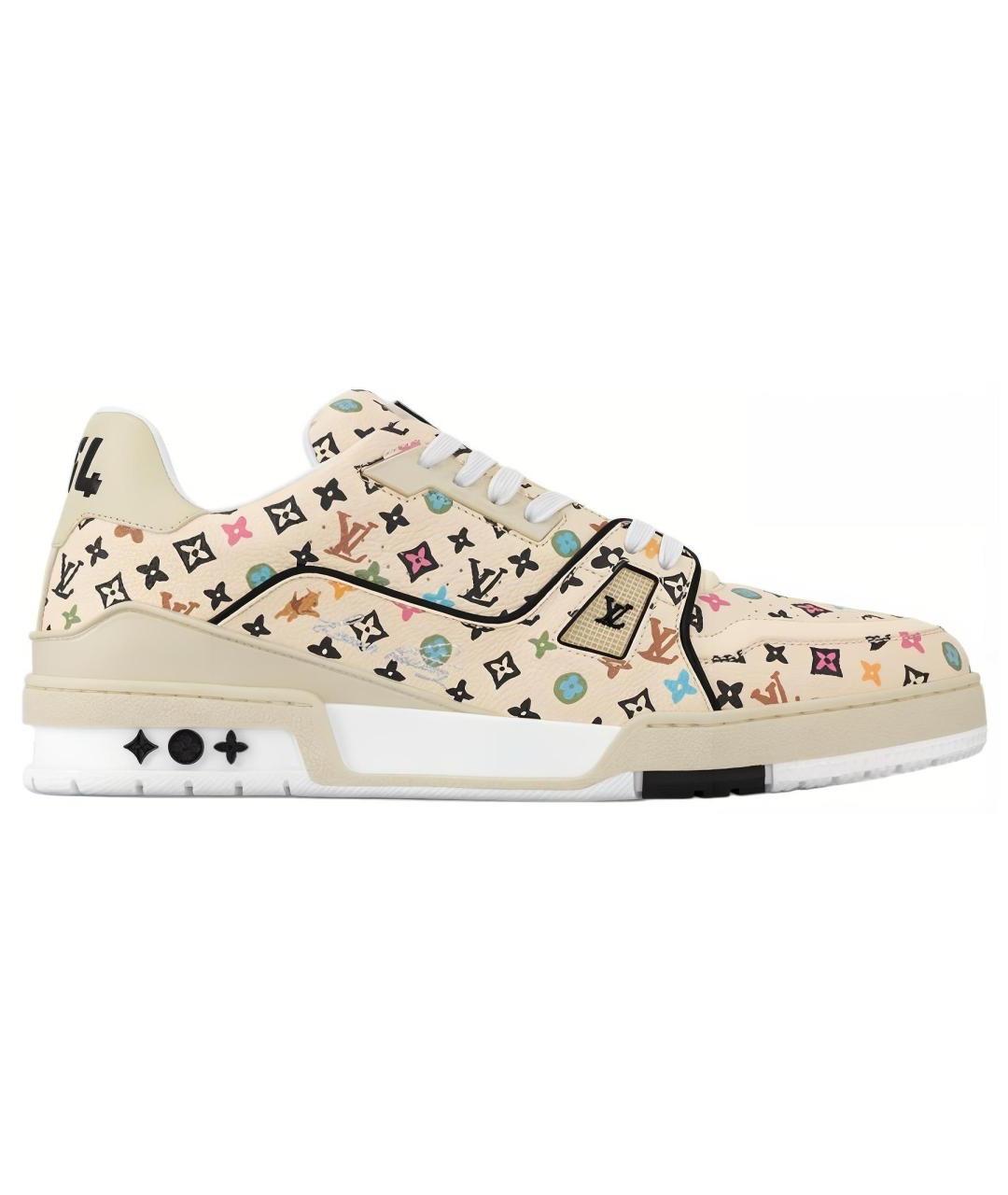 LOUIS VUITTON Мульти кожаные кеды, фото 1