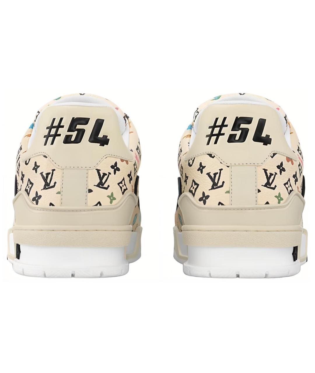 LOUIS VUITTON Мульти кожаные кеды, фото 4