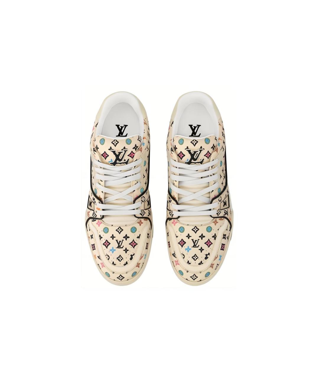 LOUIS VUITTON Мульти кожаные кеды, фото 3