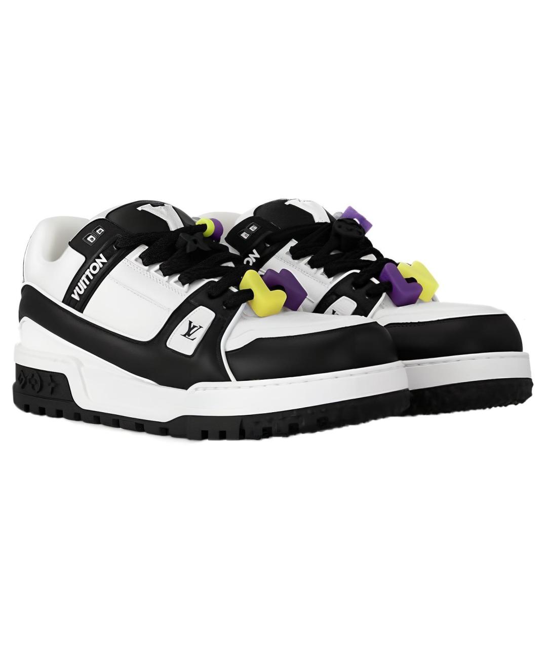 LOUIS VUITTON Черные кроссовки, фото 4