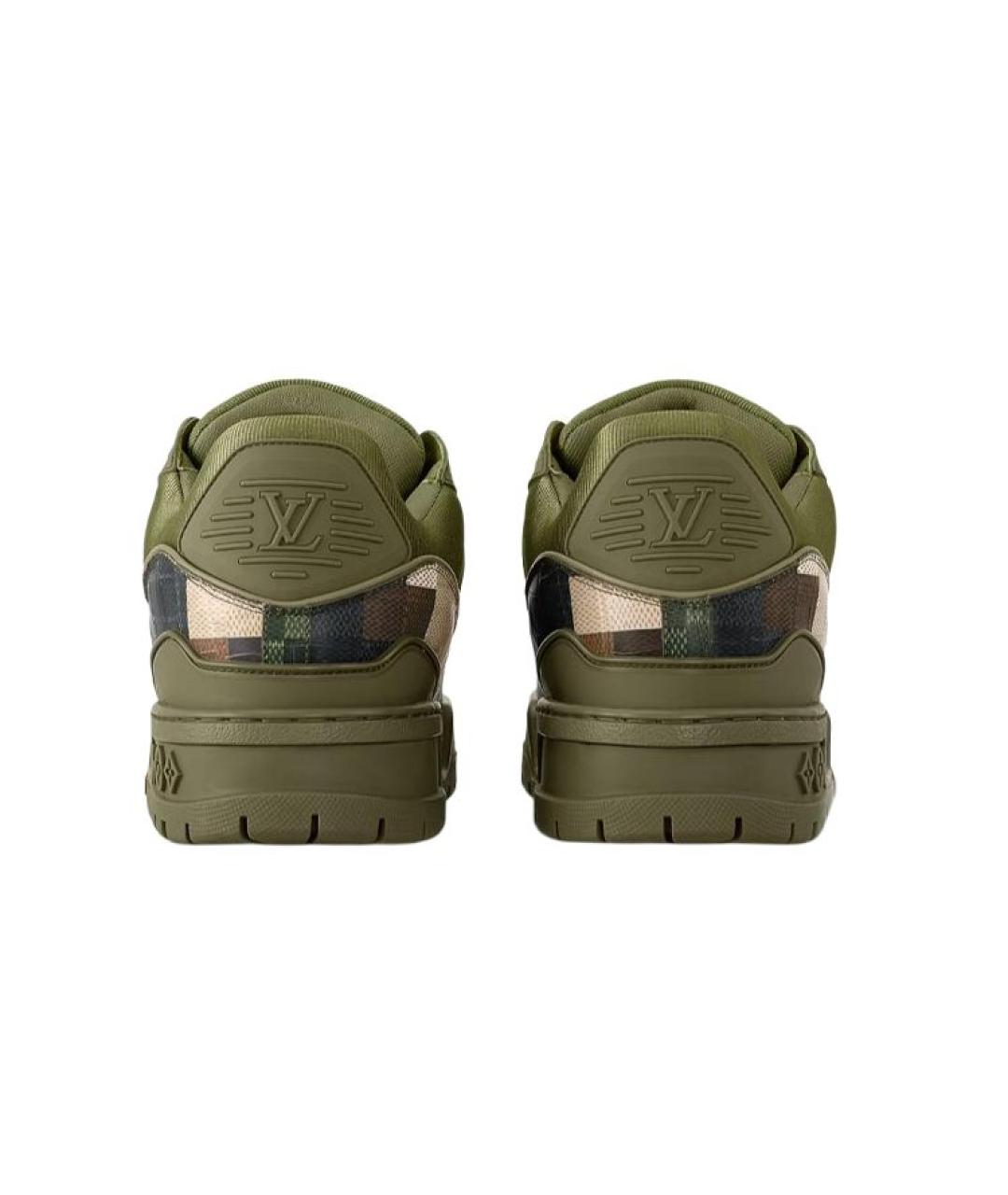LOUIS VUITTON Зеленые кроссовки, фото 4