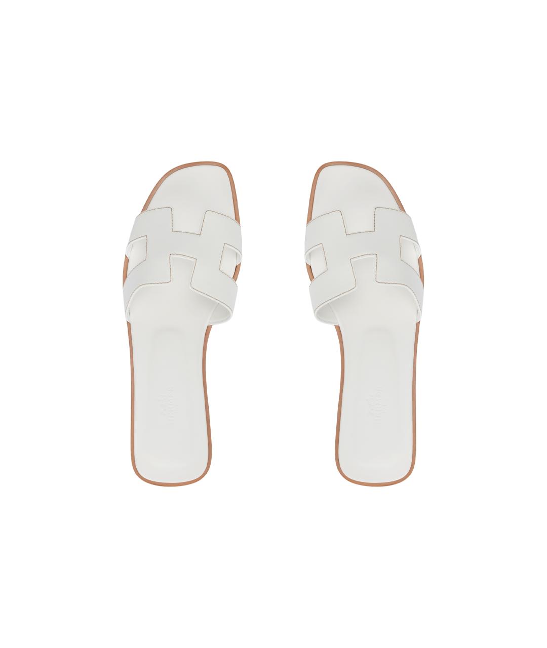 HERMES Кожаные сандалии, фото 3