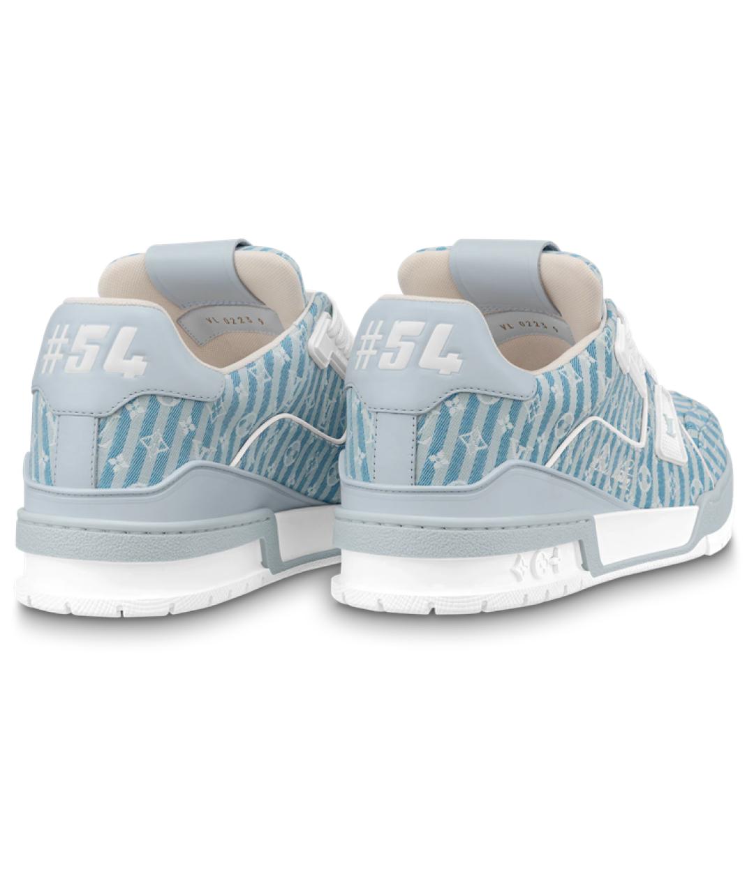 LOUIS VUITTON Синие кроссовки, фото 3