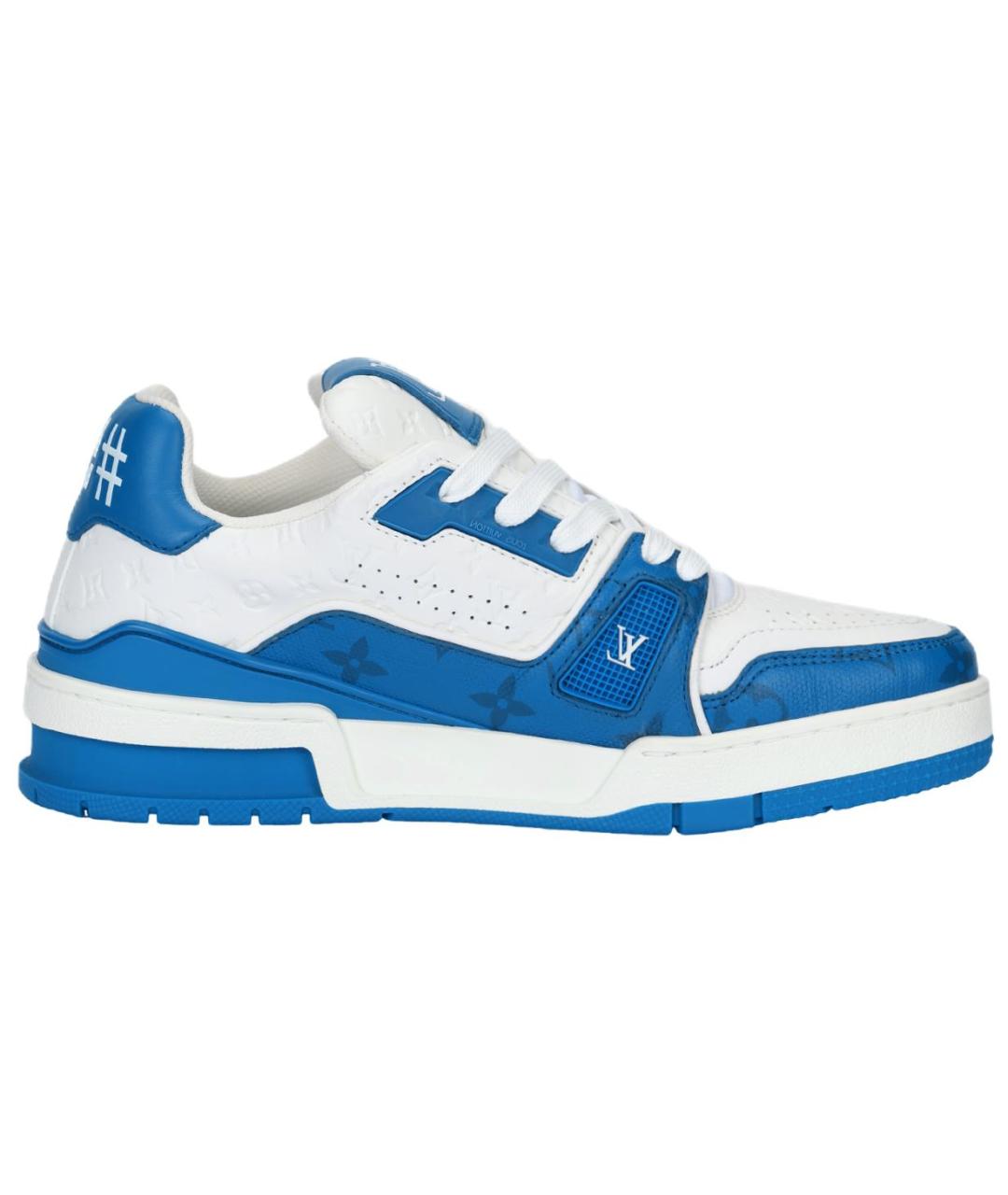 LOUIS VUITTON Белые кожаные кроссовки, фото 1