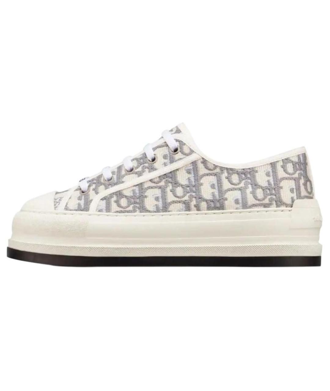 CHRISTIAN DIOR Мульти текстильные кеды, фото 2