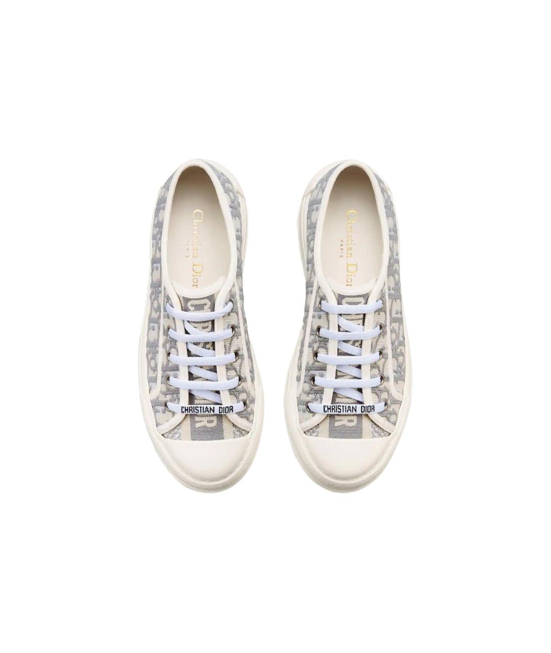 CHRISTIAN DIOR Мульти текстильные кеды, фото 4
