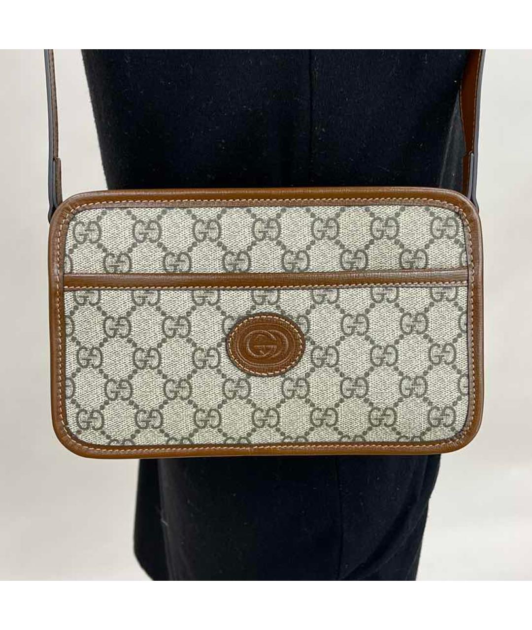 GUCCI Коричневая сумка через плечо, фото 7