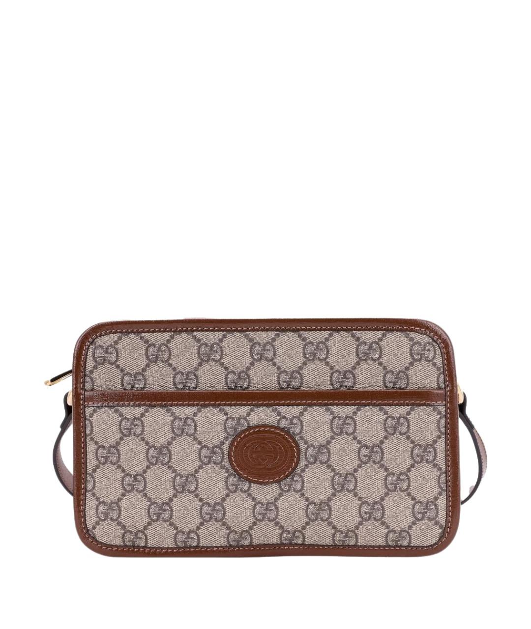 GUCCI Коричневая сумка через плечо, фото 1