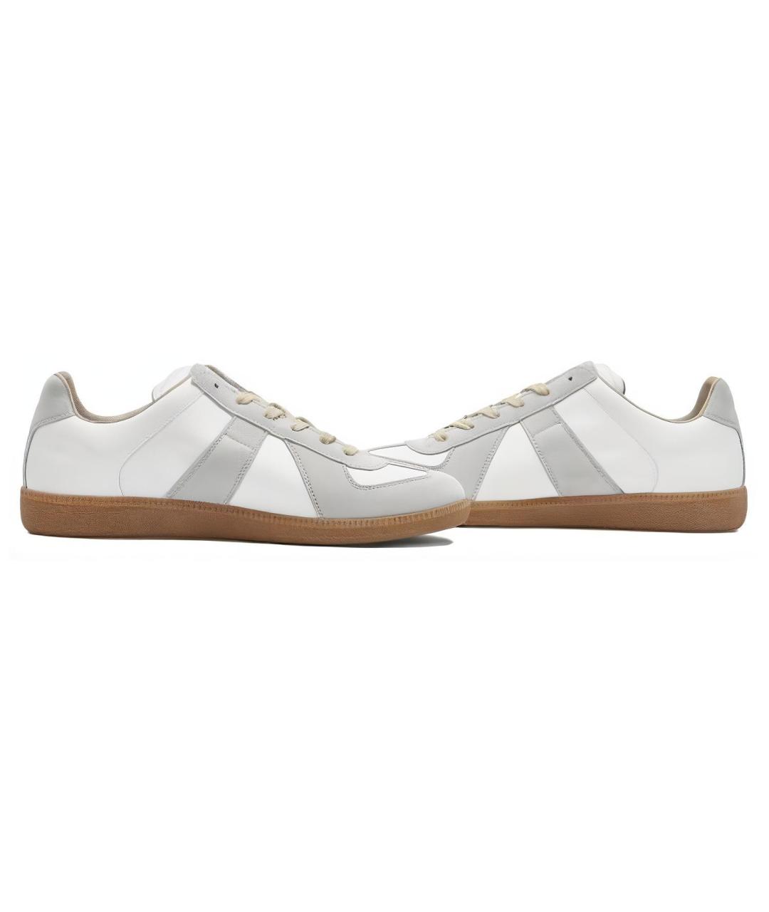 MAISON MARGIELA Белые низкие кроссовки / кеды, фото 6