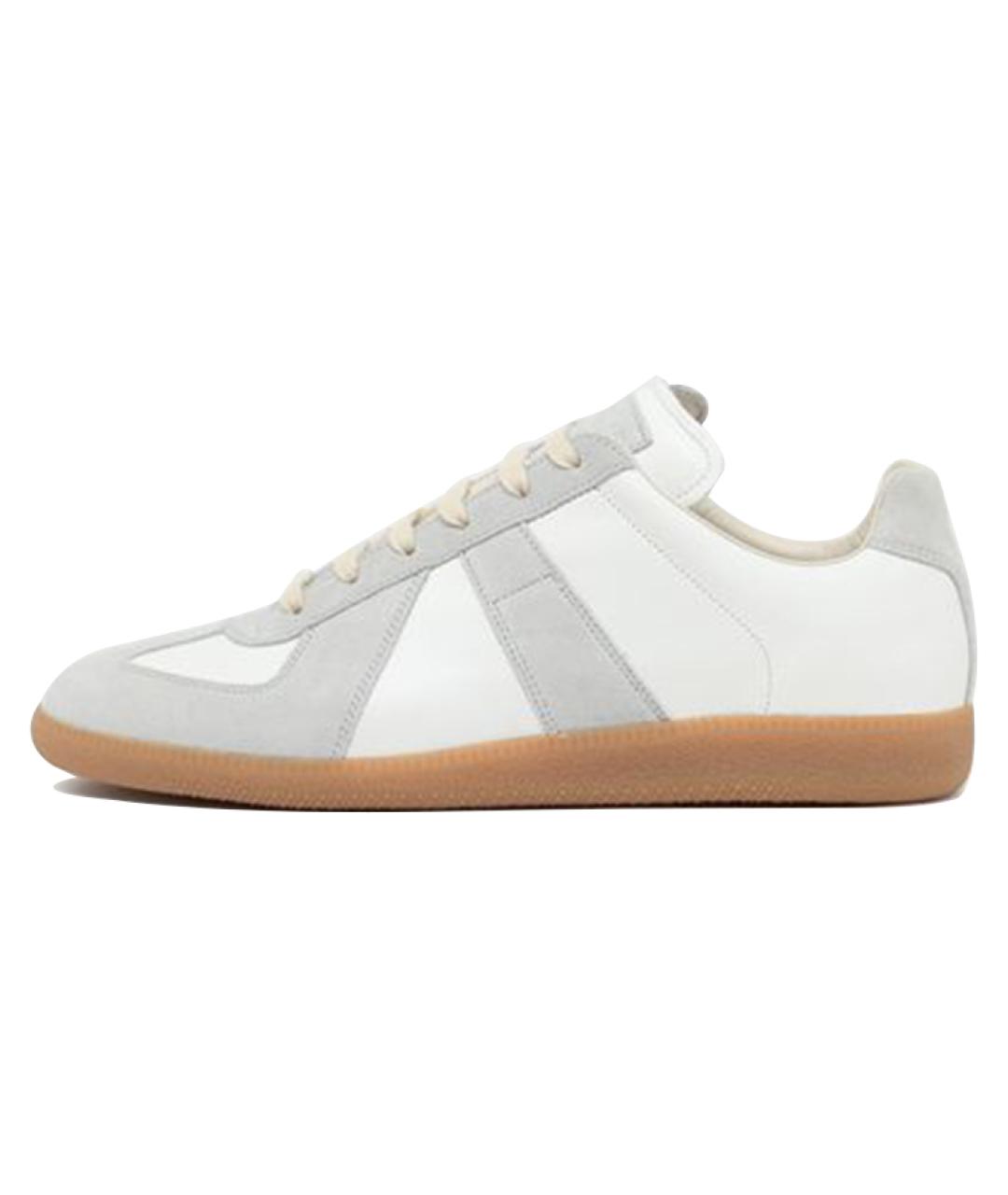 MAISON MARGIELA Белые низкие кроссовки / кеды, фото 7