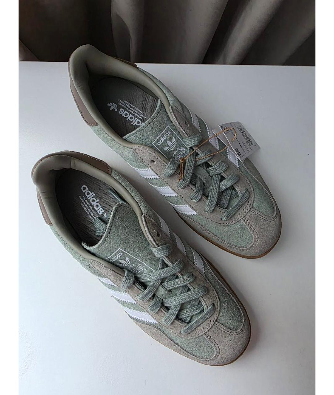 ADIDAS Зеленые замшевые кеды, фото 6