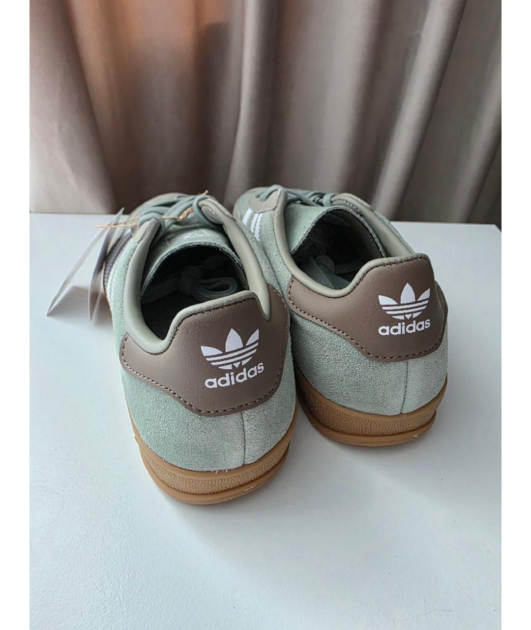 ADIDAS Зеленые замшевые кеды, фото 7