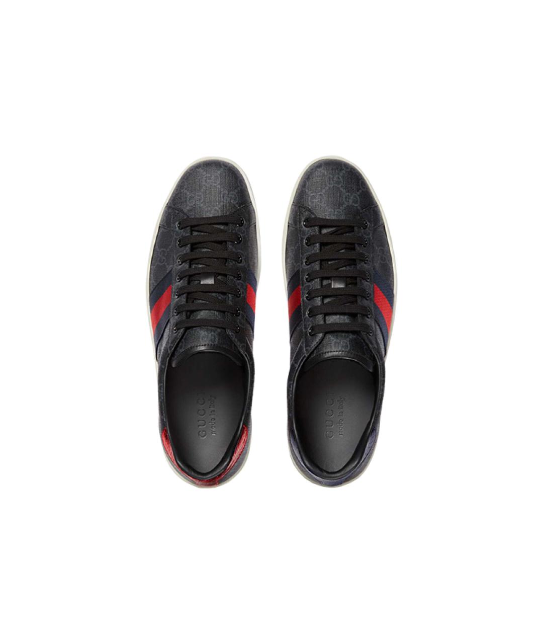 GUCCI Синие низкие кроссовки / кеды, фото 3