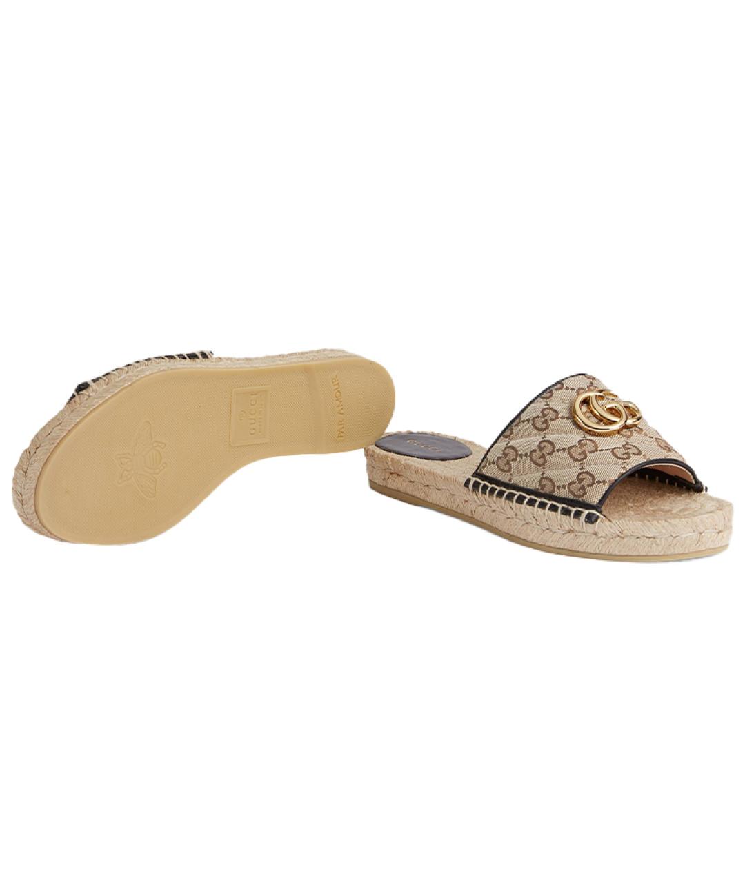 GUCCI Коричневые сандалии, фото 6