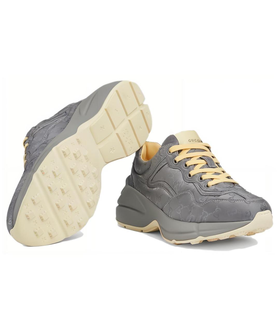GUCCI Серые кроссовки, фото 5