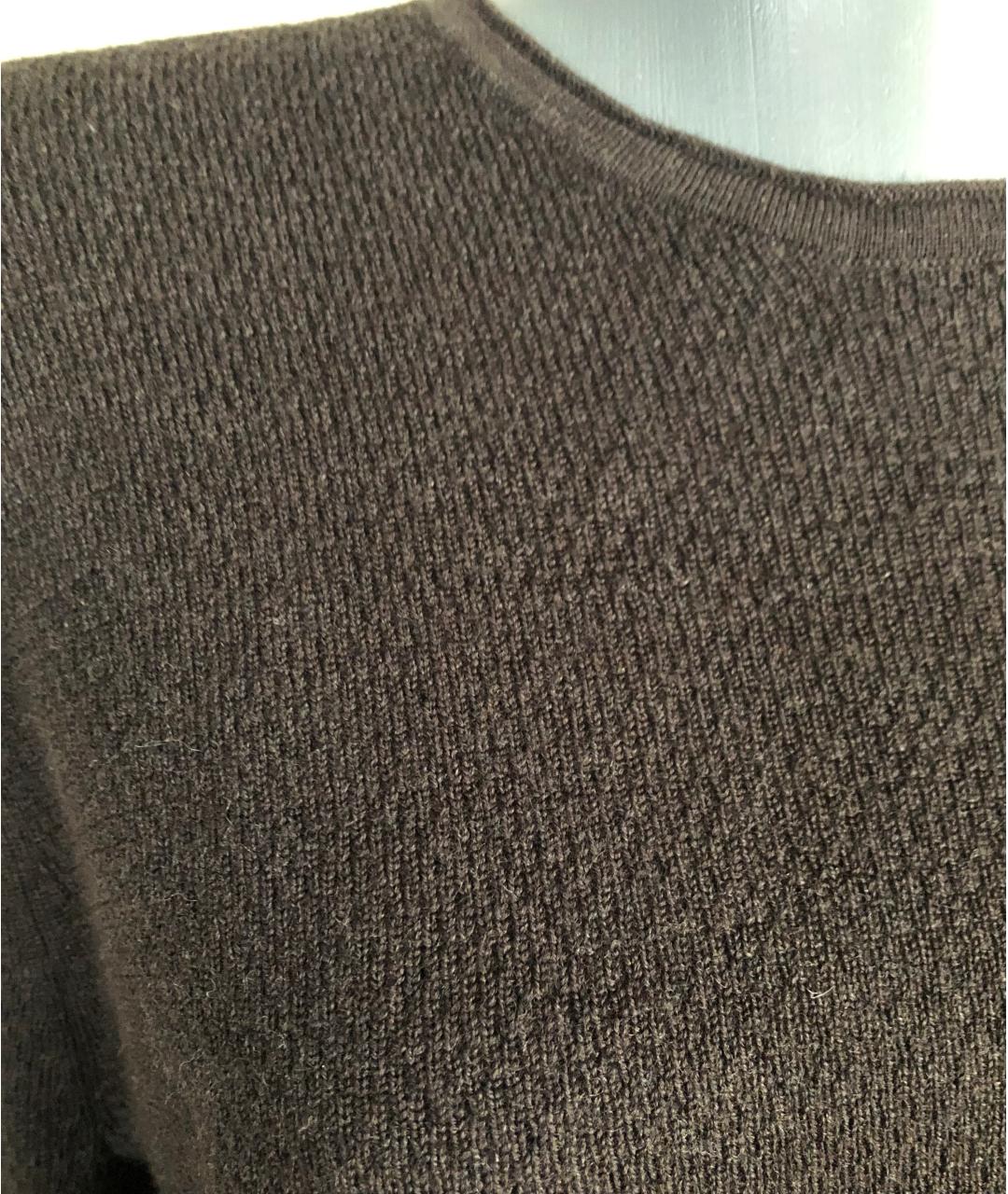 RAG & BONE Коричневый шерстяной джемпер / свитер, фото 7