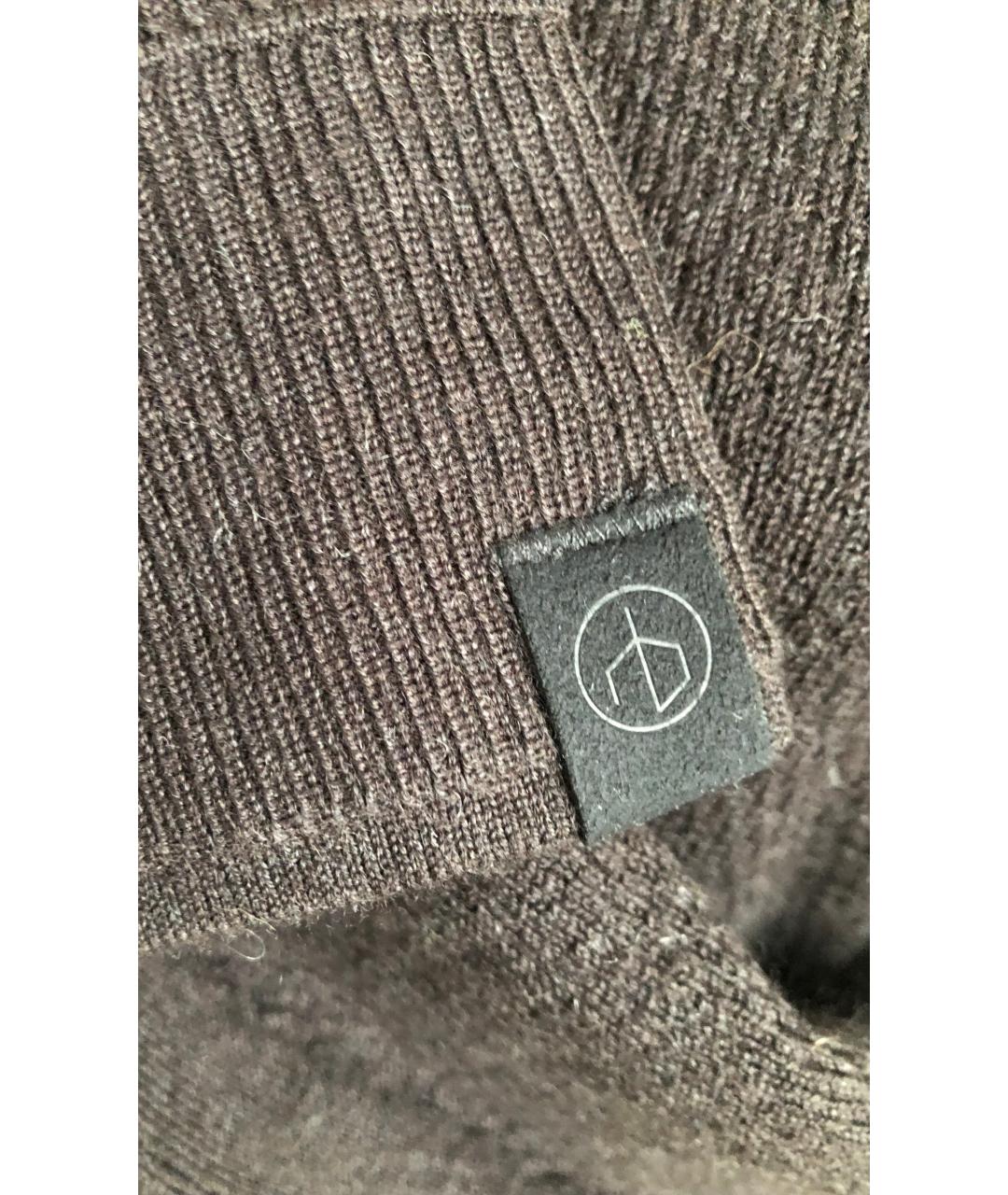 RAG & BONE Коричневый шерстяной джемпер / свитер, фото 2