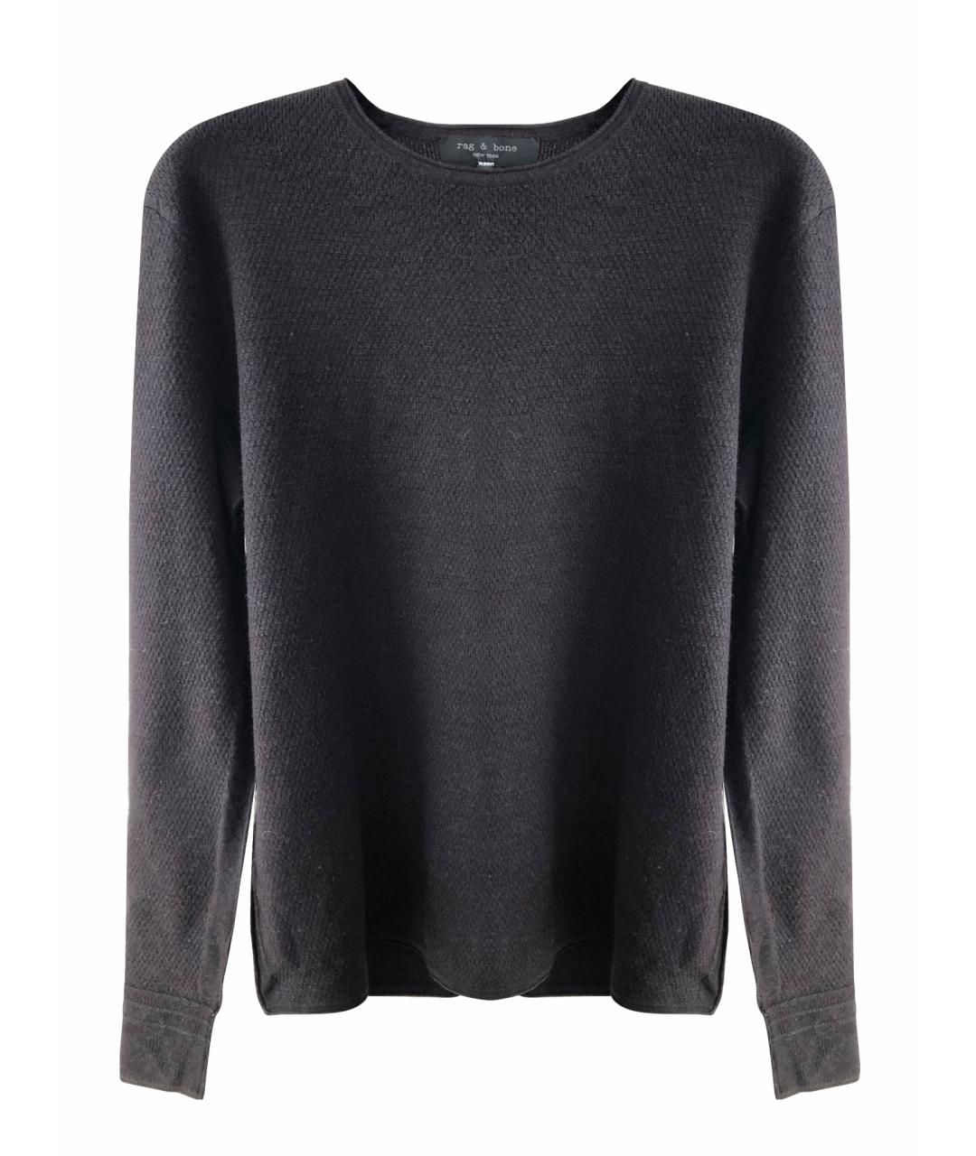 RAG & BONE Коричневый шерстяной джемпер / свитер, фото 1