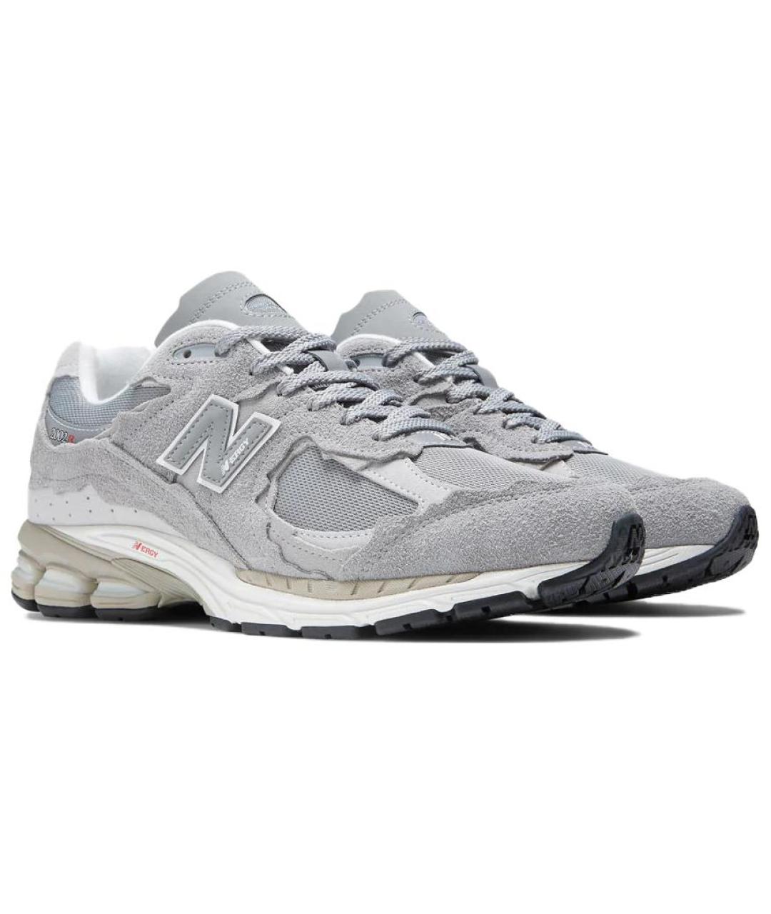 NEW BALANCE Серые замшевые кроссовки, фото 3