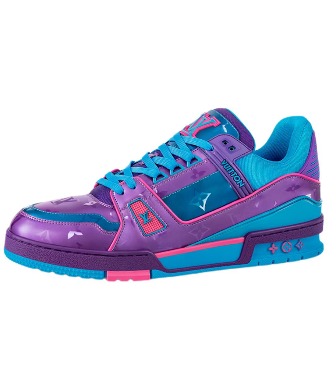 LOUIS VUITTON Мульти кожаные низкие кроссовки / кеды, фото 5