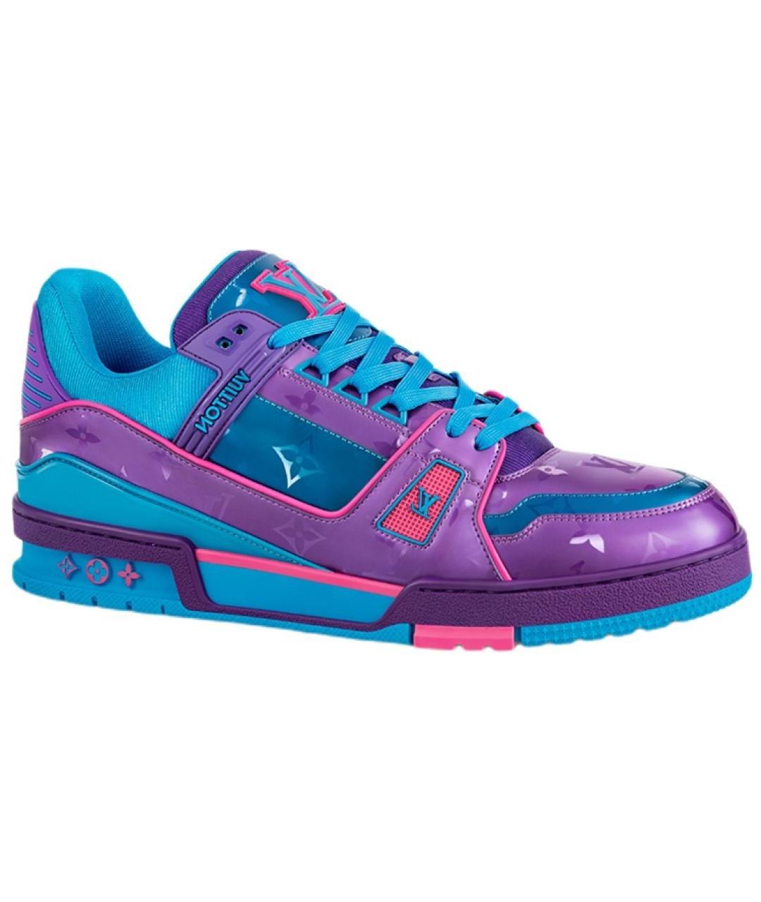 LOUIS VUITTON Мульти кожаные низкие кроссовки / кеды, фото 1