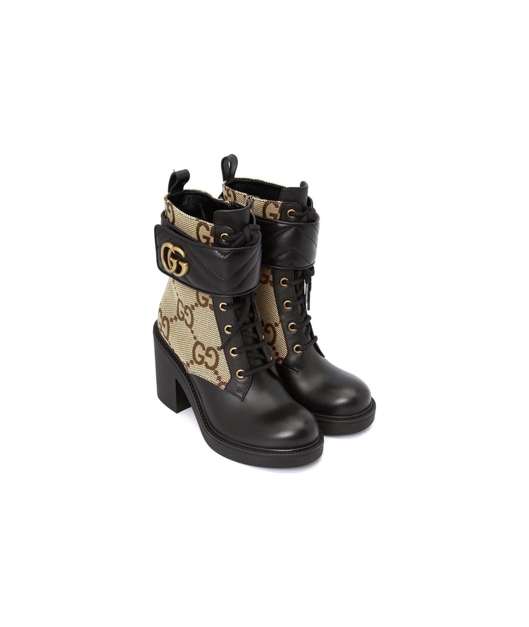 GUCCI Кожаные полусапоги, фото 6