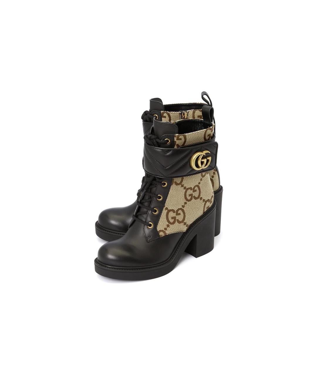 GUCCI Кожаные полусапоги, фото 2