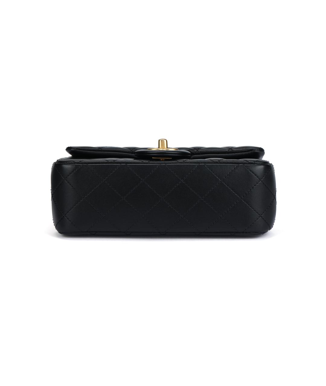 CHANEL Черная кожаная сумка через плечо, фото 9