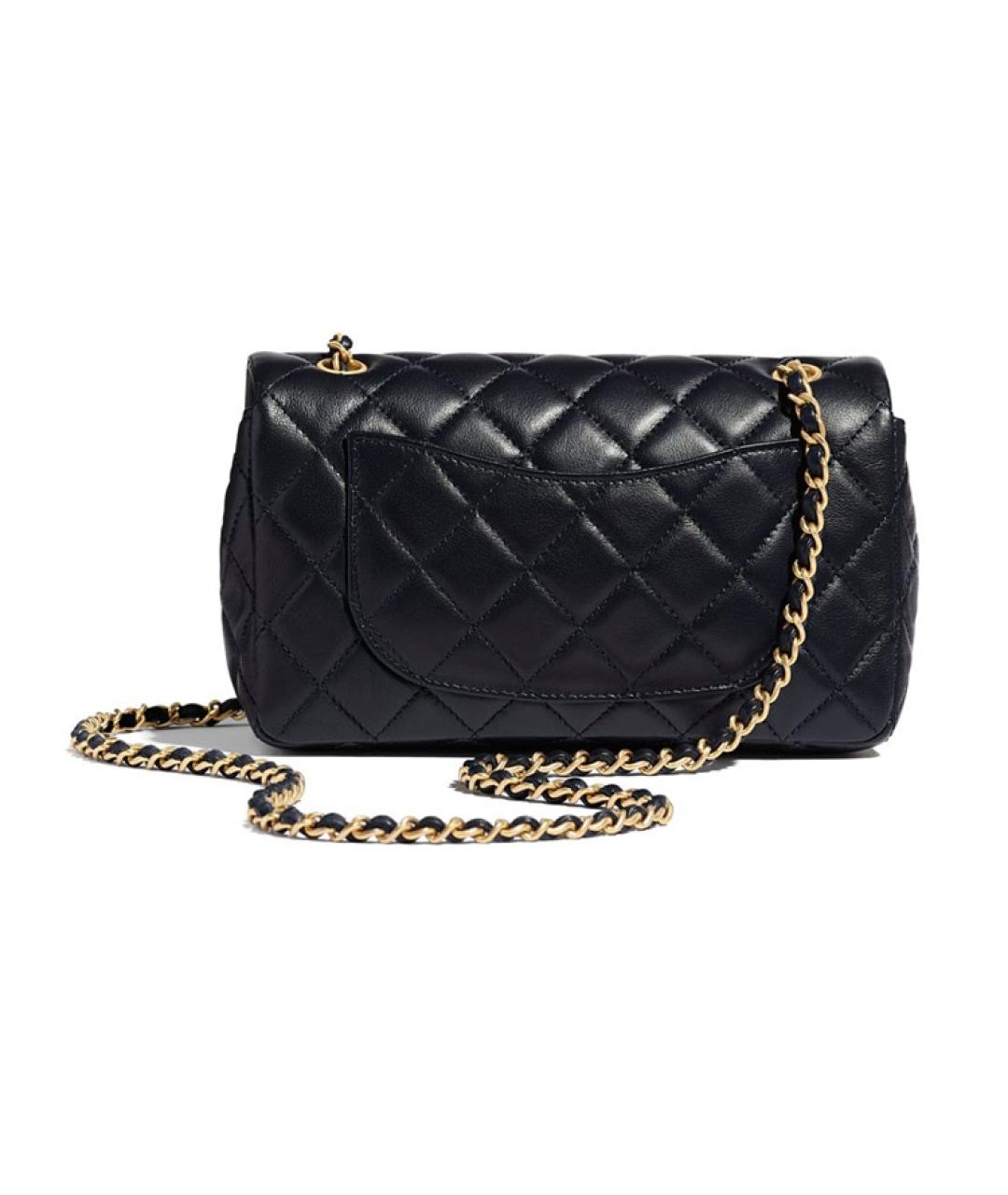 CHANEL Черная кожаная сумка через плечо, фото 2