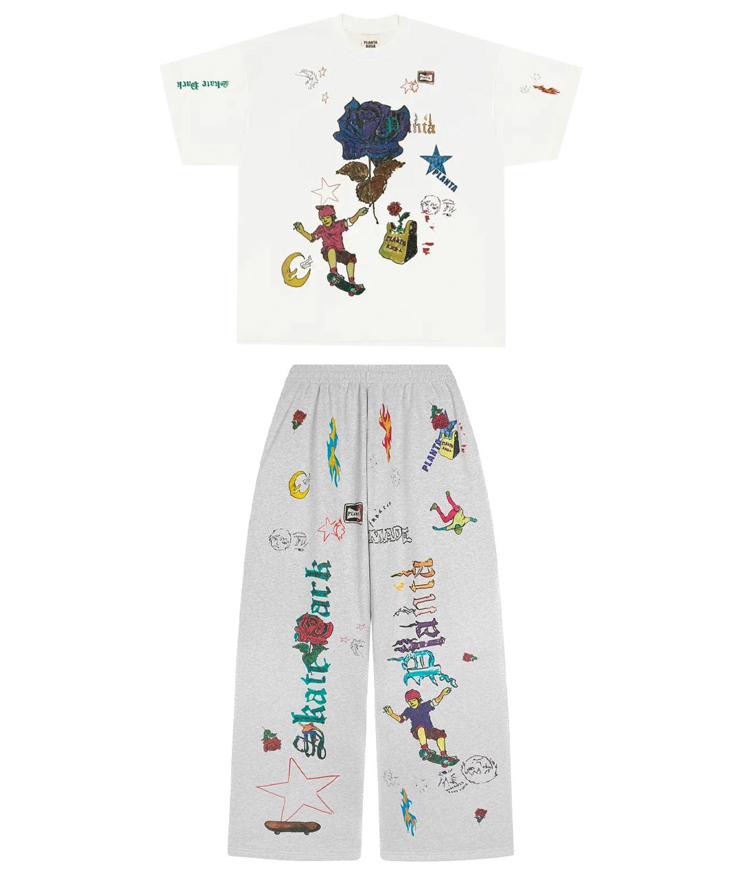 PLANTA ROSA Мульти хлопковый спортивные костюмы, фото 1