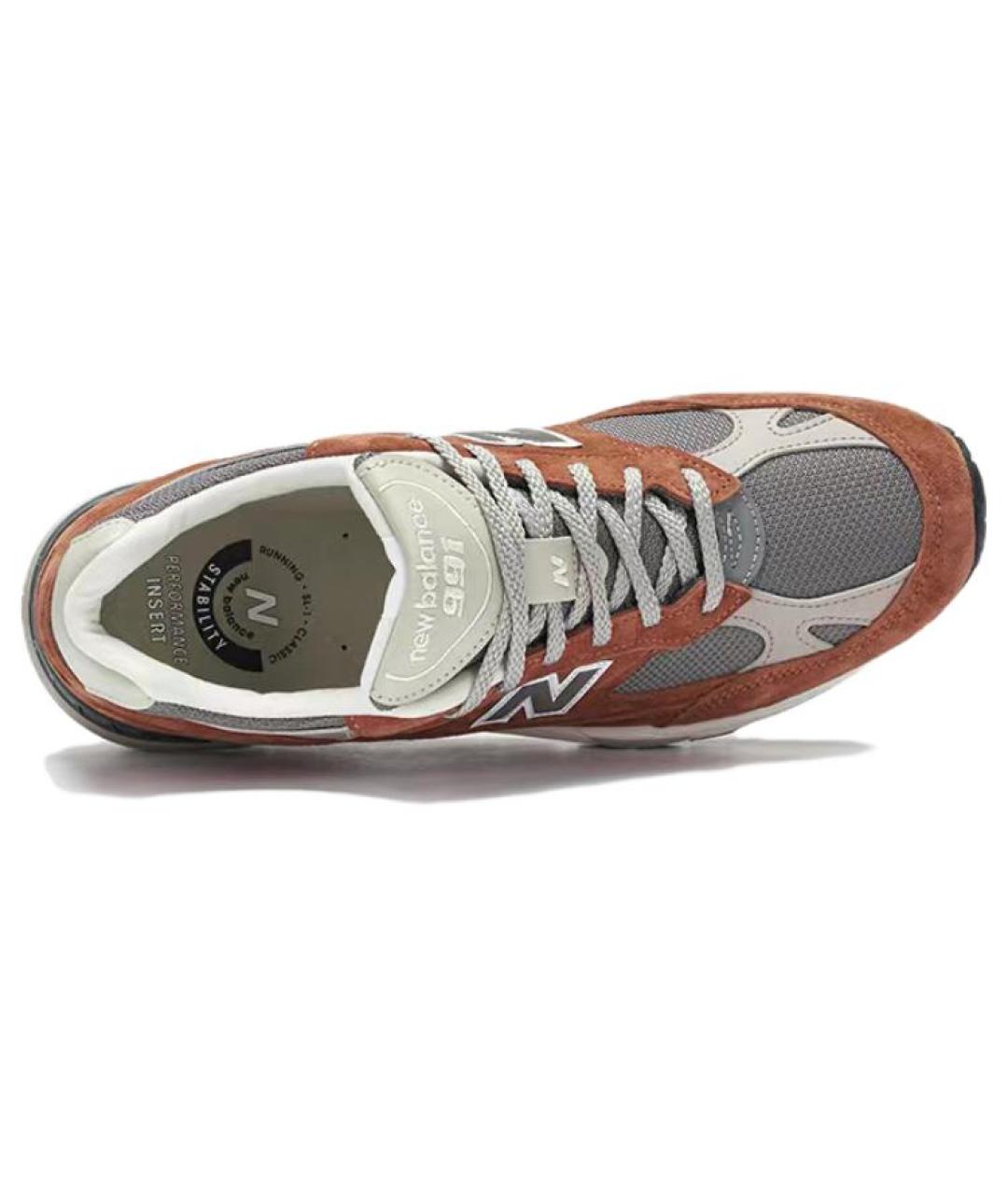 NEW BALANCE Коричневые низкие кроссовки / кеды, фото 5