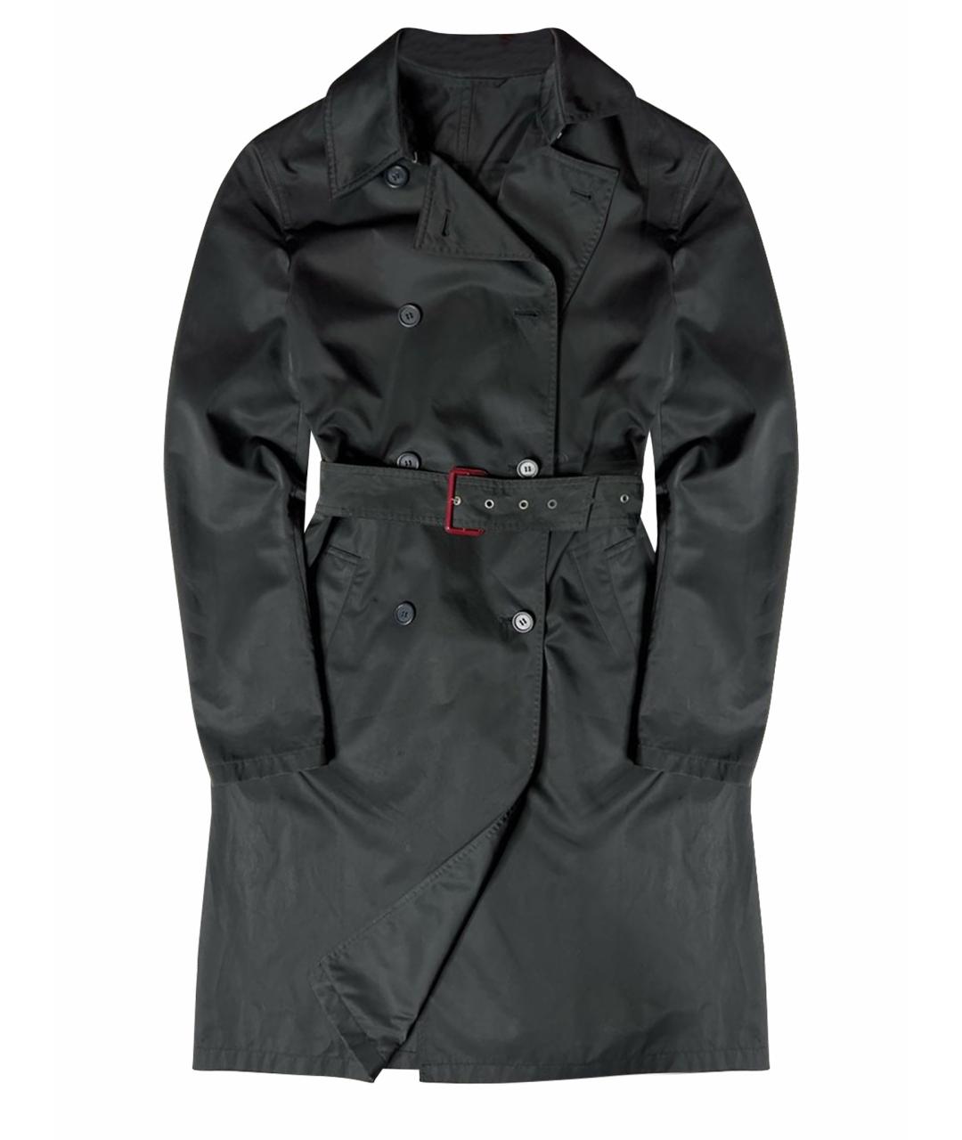 HUGO BOSS Черный полиэстеровый тренч/плащ, фото 1