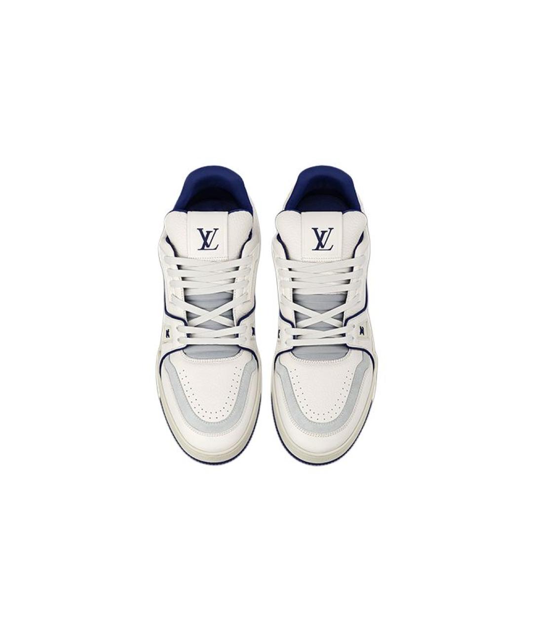 LOUIS VUITTON Белые низкие кроссовки / кеды, фото 3
